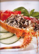 Aragosta con insalata di riso, pomodorini e cipolla di Tropea : Ugo Alciati