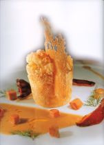 Sformato di riso con salsa al foie gras : Ivonne ed Emanuele Scarello