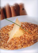 Risotto con folaga alla crema di Grana Padano : Igles Corelli