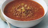 レンズ豆とアンチョビーのスープ